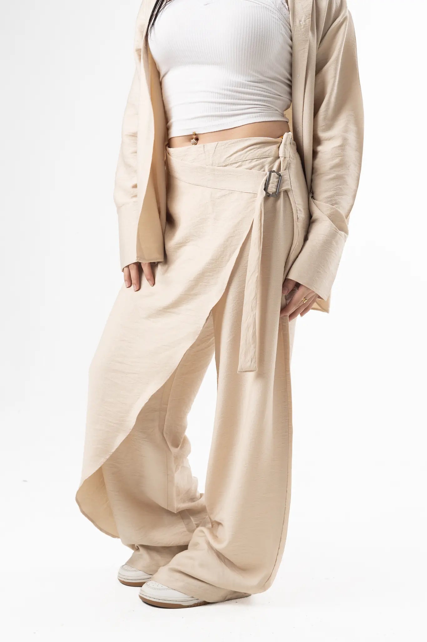 Wrap Linen pants