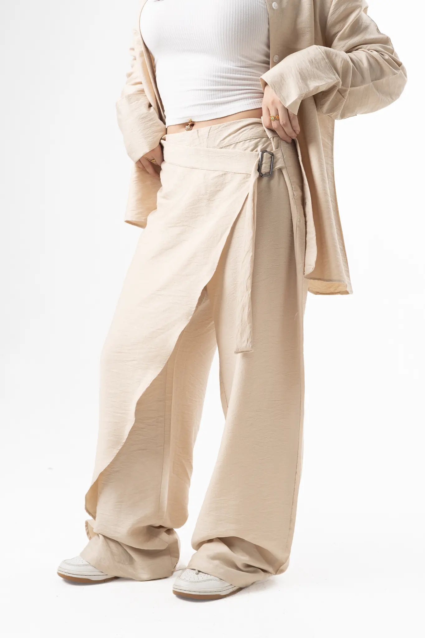 Wrap Linen pants